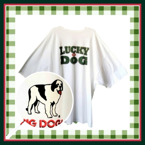 Big Dogs Shirts Big Dog Lucky Dog 0 Cotton Tee Nwt Poshmark